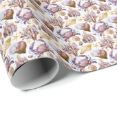 水彩シーライフパターン ラッピングペーパー (ロールコーナー)