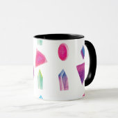 水彩ジェムカラフル銀河系色 マグカップ (正面右)