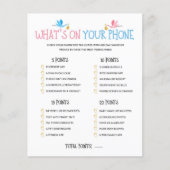 水彩ジェンダーあなたの電話ゲームに何が表示 (正面)