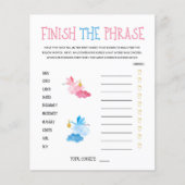 水彩ジェンダーがフレーズのゲームを終了 (正面)