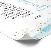 水彩ジェンダーが老妻の物語を明らかにする看板 ポスター (角)