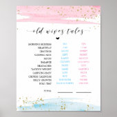 水彩ジェンダーが老妻の物語を明らかにする看板 ポスター (正面)