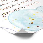 水彩ジェンダーが老妻の物語を明らかにする看板 ポスター (角)