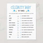 水彩ジェンダーリビール有名人男の赤ちゃん名 (裏面)