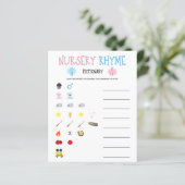 水彩ジェンダー明らかにする子供部屋韻ゲーム (スタンド正面)