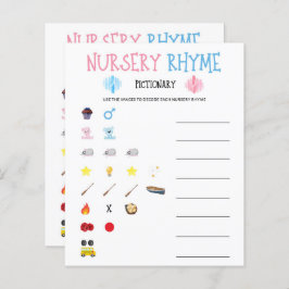 水彩ジェンダー明らかにする子供部屋韻ゲーム