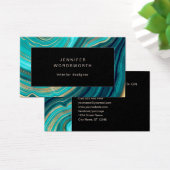 水彩ジオードグリーンブラックアガテマラカイト (デスク)