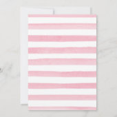 水彩ジャングルサファリ動物の子供の誕生日 サンキューカード (裏面)