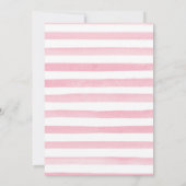 水彩ジャングルサファリ動物の子供の誕生日 サンキューカード (裏面)