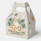 🦁🌿水彩ジャングルストライプのサファリのお願い箱 フェイバーボックス (裏面)