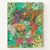 水彩ジャングルバックツースクール手帳 ノートブック (裏面)