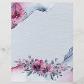 水彩ジュリアフローラスクラップブック紙 (正面)