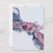 水彩ジュリアフローラ保存日 セーブザデート (裏面)