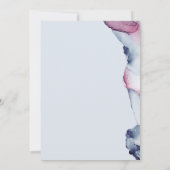 水彩ジュリア フラワーの結婚式招待状 招待状 (裏面)