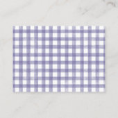 水彩ジンガムパープルオムツラッフル エンクロージャーカード (裏面)