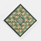 水彩ジンジャーブレッドマンパステルグリーンセージ (コーナー)