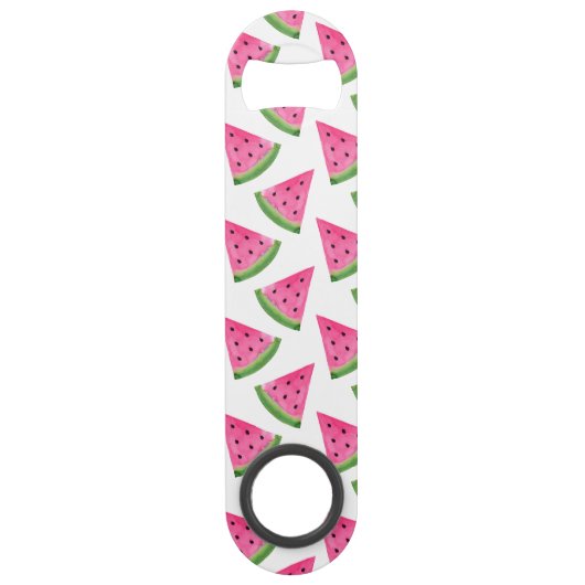 水彩スイカくさび スピード栓抜き (正面)