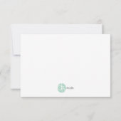 水彩スイカのメロンにひとり誕生日 カード (裏面)