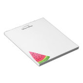 水彩スイカパーソナライズされた ノートパッド (アングル)