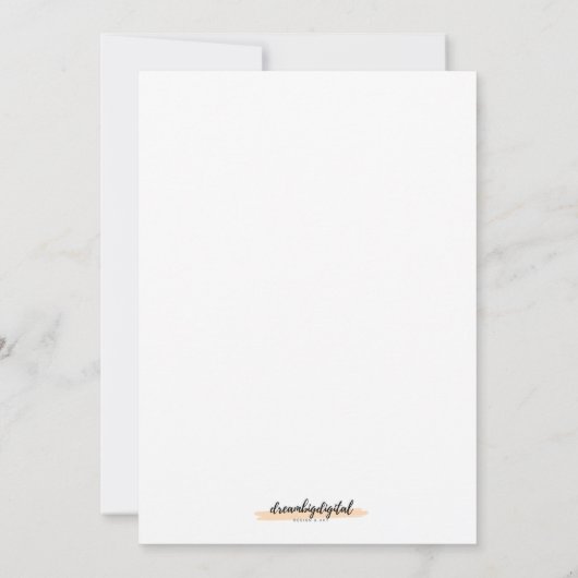 水彩スイカペア 夏の誕生日 (裏面)