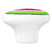 水彩スイカ切りラウンド紙コースター セラミックノブ (側面)