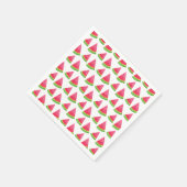 水彩スイカ模様 スタンダードカクテルナプキン (角)