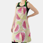 水彩スイカ絵を描スライスブラシストローク エプロン (インサイチュ)