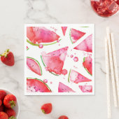 水彩スイカ1 スタンダードランチョンナプキン (インサイチュ)