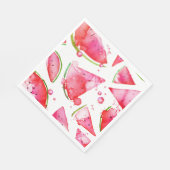 水彩スイカ1 スタンダードランチョンナプキン (角)