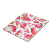 水彩スイカ1 タイル (側面)