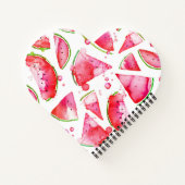 水彩スイカ1 ノートブック (裏面)