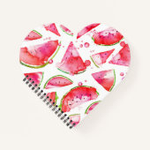 水彩スイカ1 ノートブック (正面)
