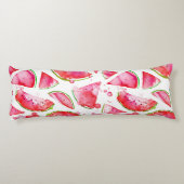 水彩スイカ1 ボディピロー (裏面)