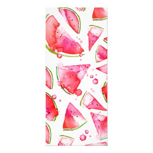 水彩スイカ1 ラックカード (正面)