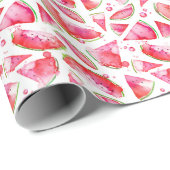 水彩スイカ1 ラッピングペーパー (ロールコーナー)