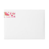 水彩スイカ1 ラップアラウンドラベル (正面)