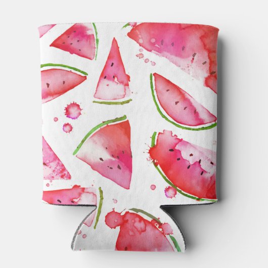 水彩スイカ1 缶クーラー (裏面)