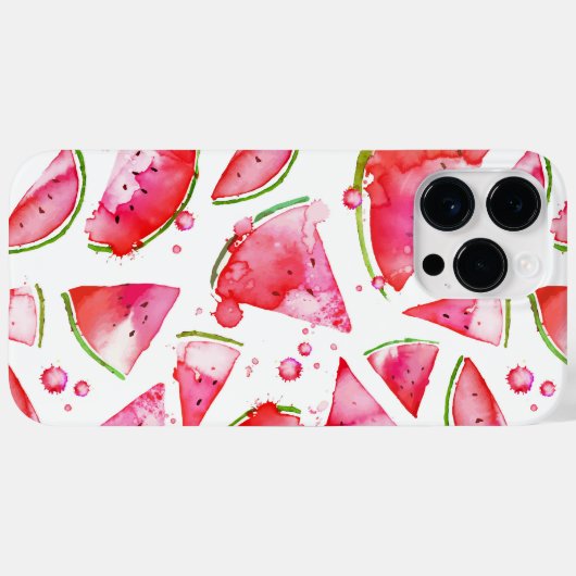 水彩スイカ1 Case-Mate iPhoneケース (裏面 (横))