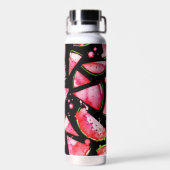 水彩スイカ2 ウォーターボトル (背面)