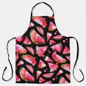 水彩スイカ2 エプロン (正面)