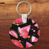 水彩スイカ2 キーホルダー (裏面)