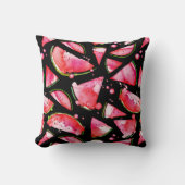 水彩スイカ2 クッション (正面)