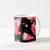 水彩スイカ2 コーヒーマグカップ (正面右)