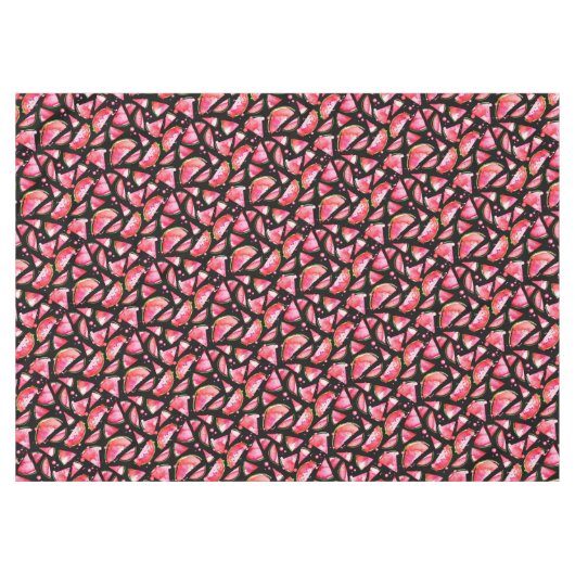 水彩スイカ2 テーブルクロス (正面(横))