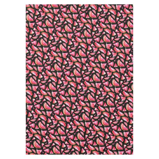 水彩スイカ2 テーブルクロス (正面)