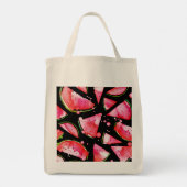 水彩スイカ2 トートバッグ (裏面)