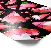 水彩スイカ2 フォトプリント            (角)