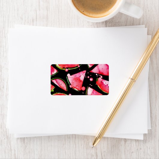 水彩スイカ2 ラベル (インサイチュ)