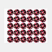 水彩スイカ2 ラベル (シート)