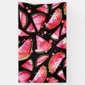 水彩スイカ2 横断幕 (縦)